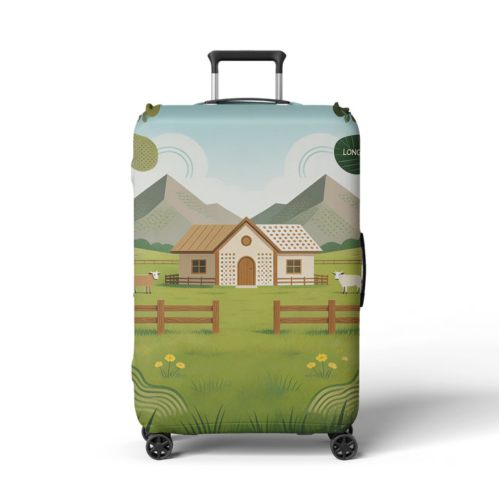 Women's suitcase sock with colorful coral design Bowlift