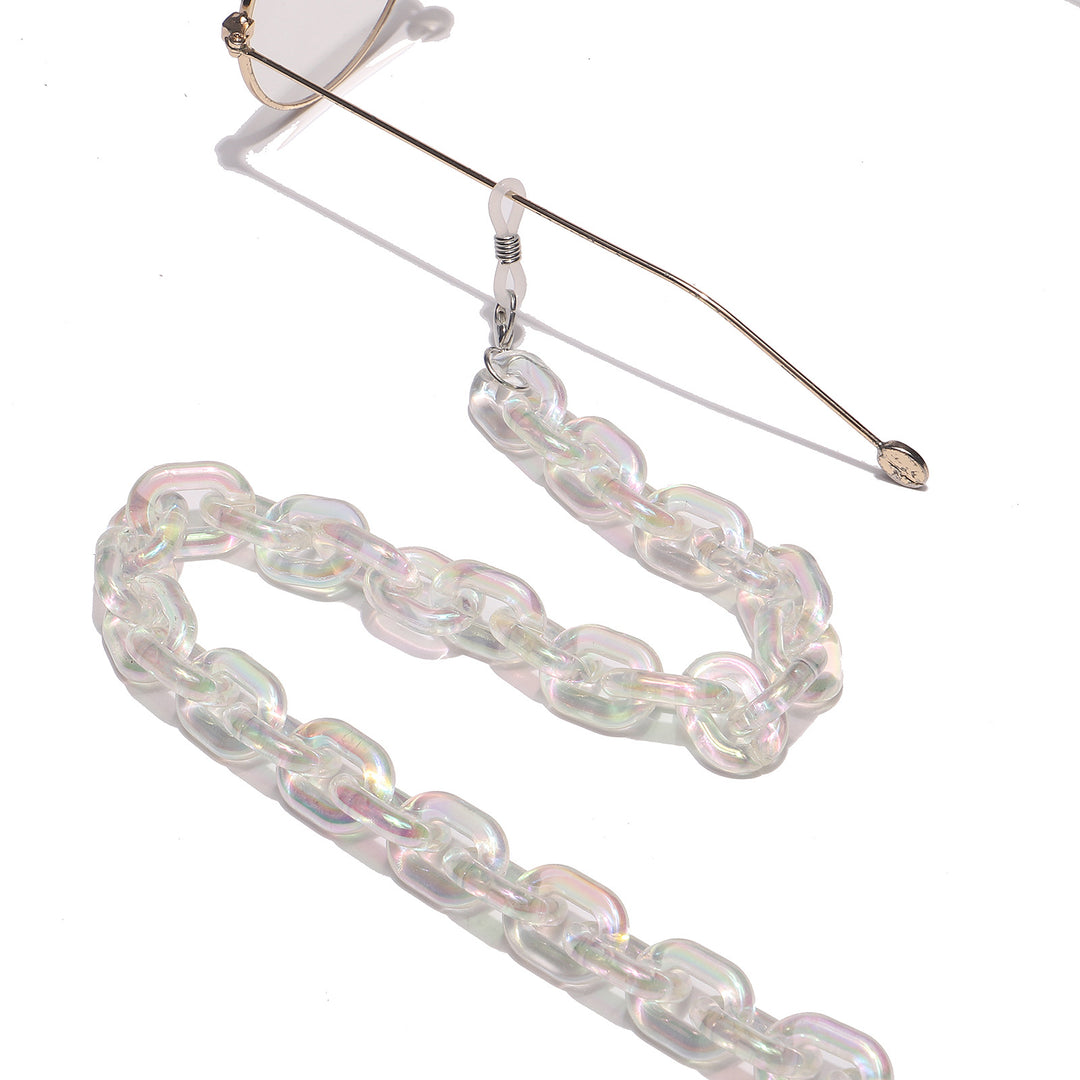 Stylish Oversized Chain Eyewear Holder Bowlift