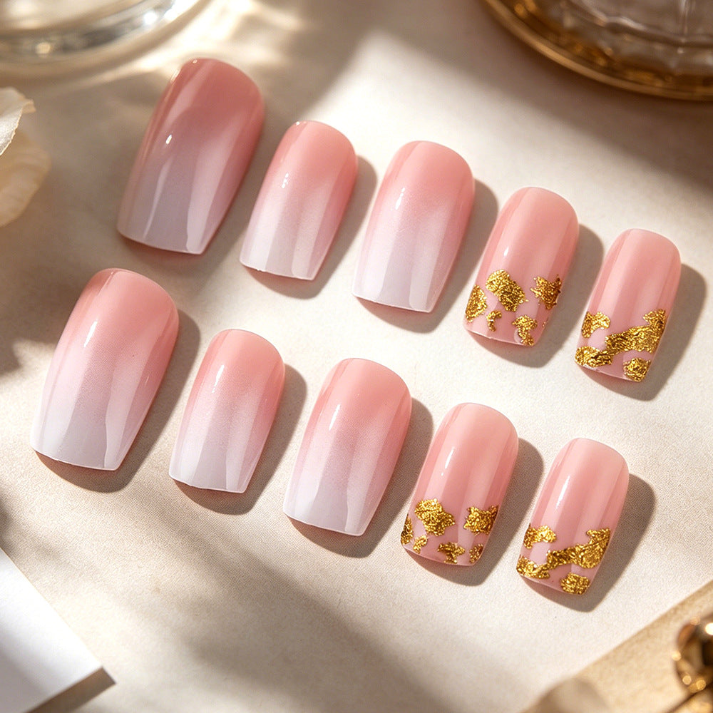 Stylish Fade Ombre Press-On Nail Set Bowlift