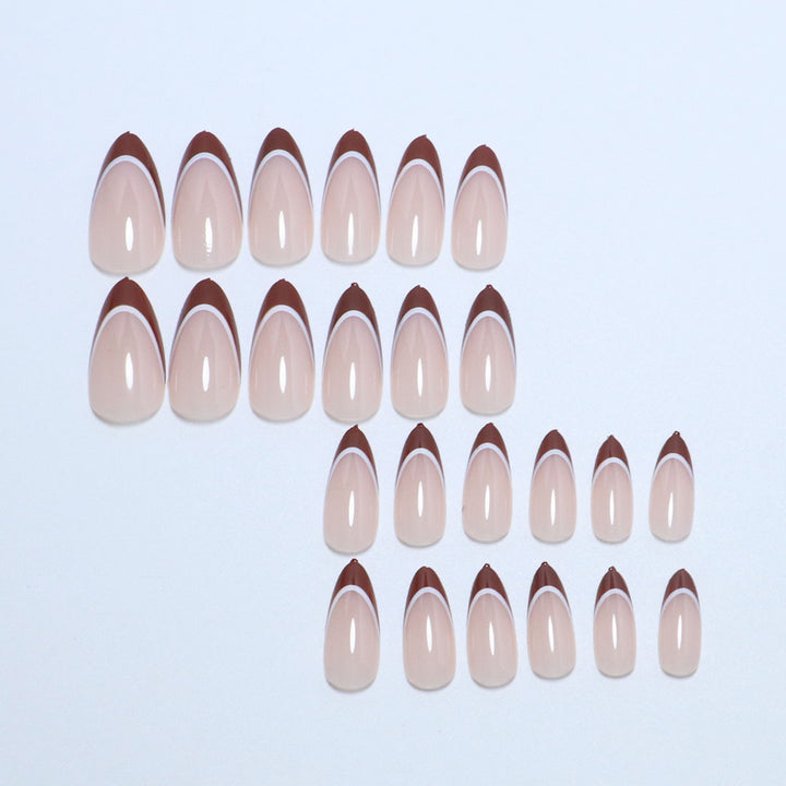 Premium Natural Finish Press-On Nail Tips Bowlift