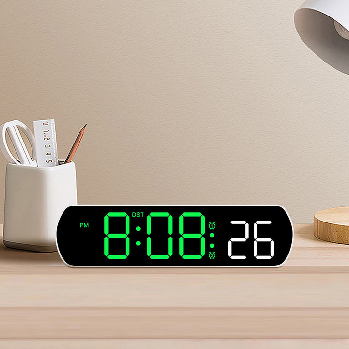 Digital LED Alarm Clock in Modern Design Bowlift