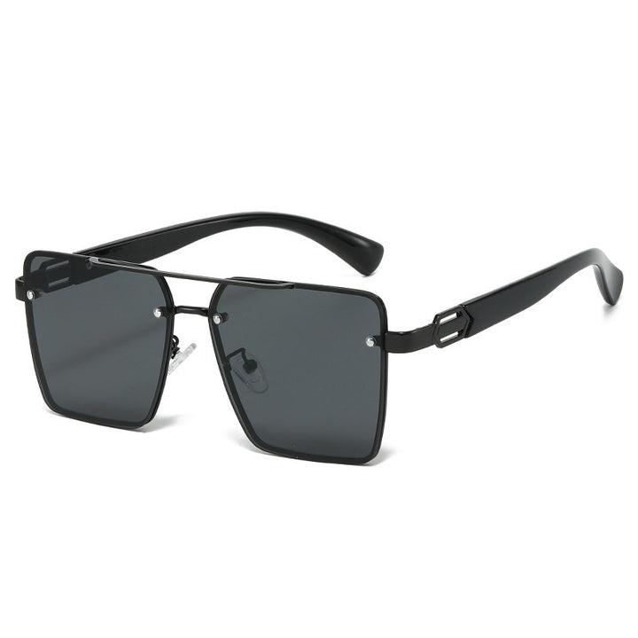Women square sunglasses with elegant metal frame Bowlift