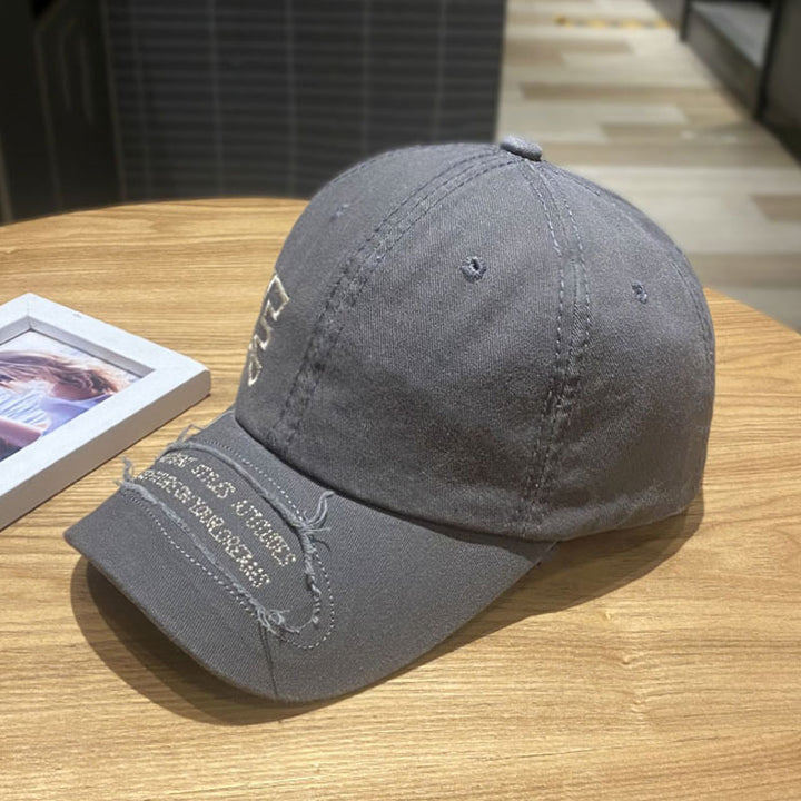 Women's Distressed Casual Denim Cap Bowlift
