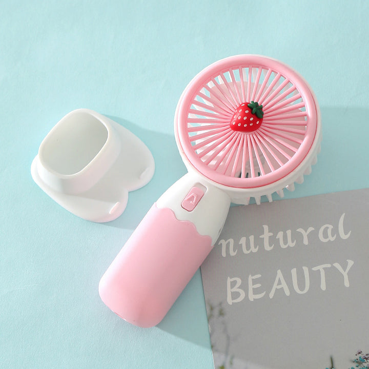 Women's portable handheld fan with flexible design Bowlift