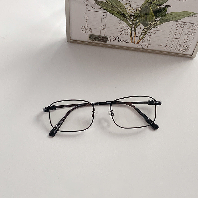 Fashionable glasses with square frame Bowlift