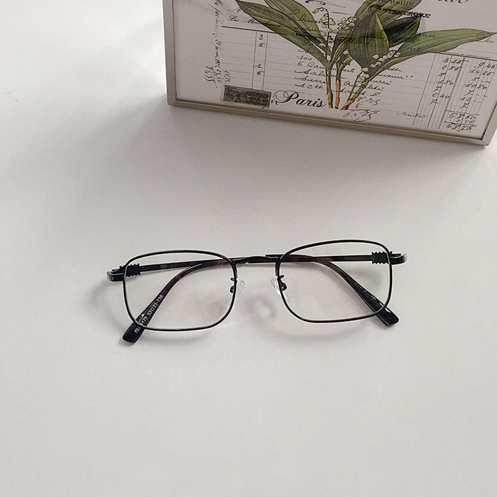 Fashionable glasses with square frame Bowlift