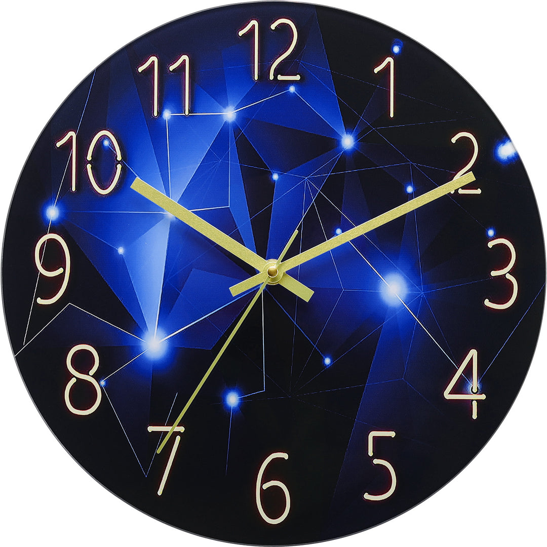 Wall clock in modern design Bowlift