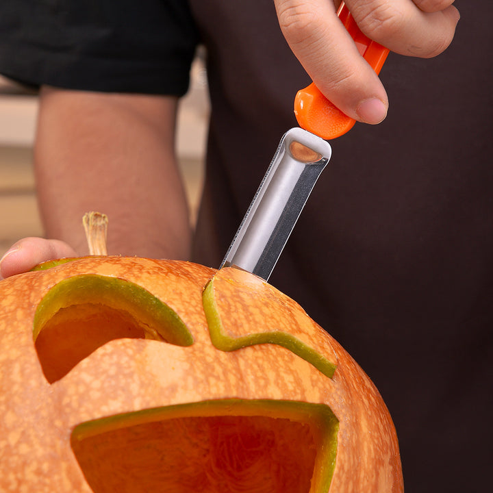 Ergonomic vegetable peeler with non-slip handle Bowlift