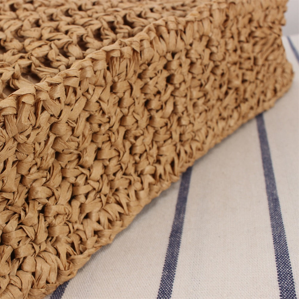 Hand-knotted straw bag Bowlift