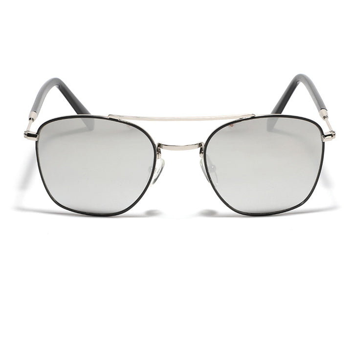 Women's fashionable square sunglasses with luxurious metal frame Bowlift