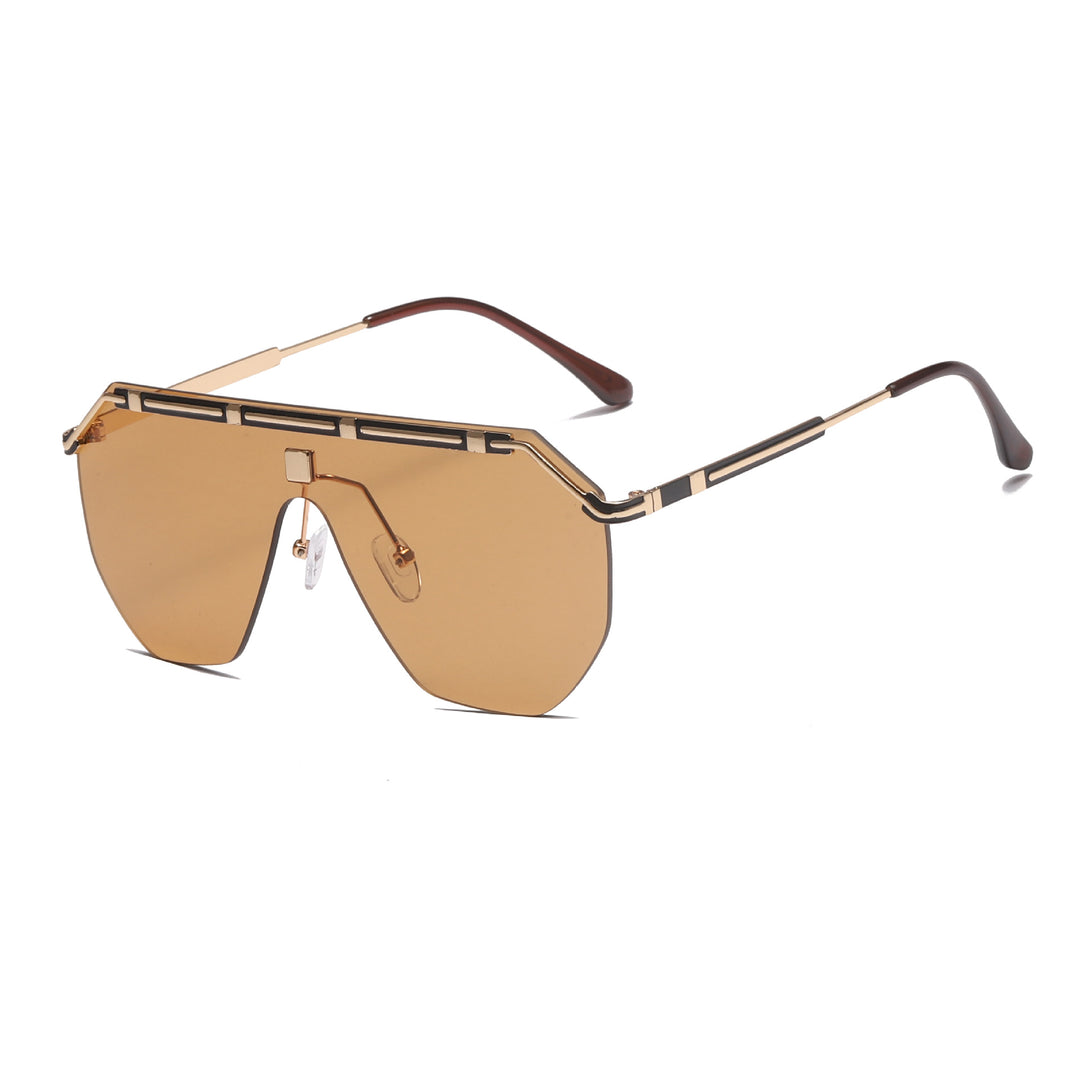 Women geometric oversized sunglasses Bowlift