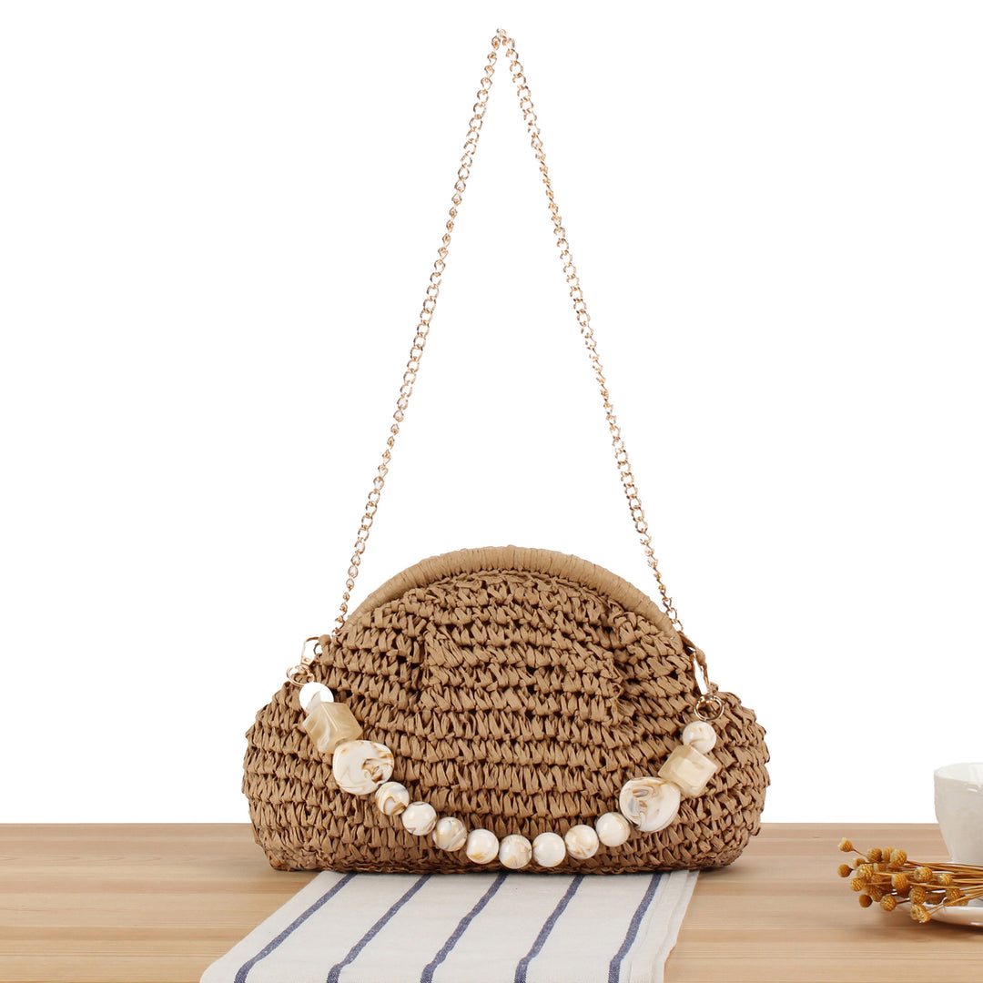 Shoulder bag with decorative shell design Bowlift