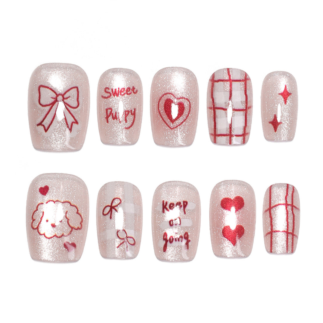 Artificial nail art with cute designs Bowlift
