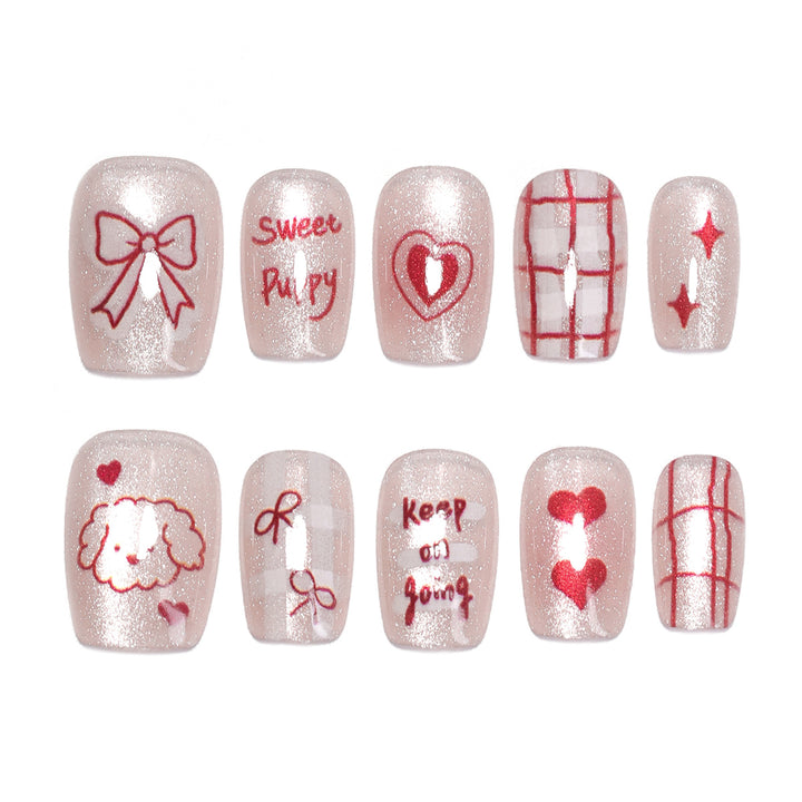 Artificial nail art with cute designs Bowlift