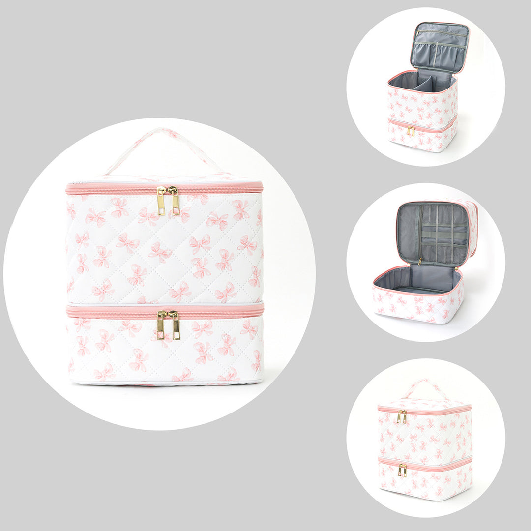 Cosmetic Organizer Bag with Practical Divided Design Bowlift