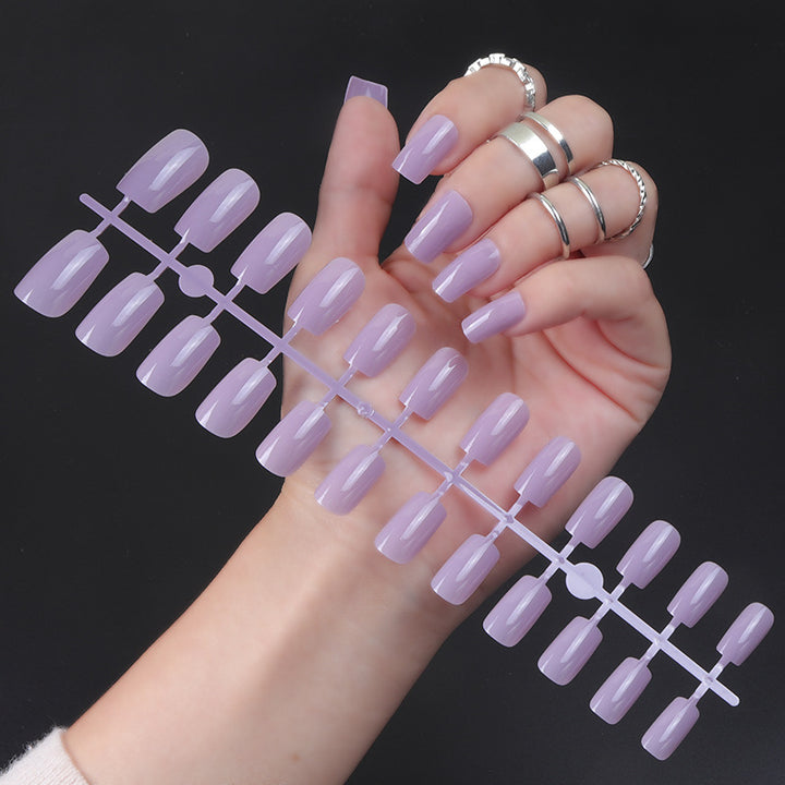 Natural Glossy Press-On Nail Tips Bowlift