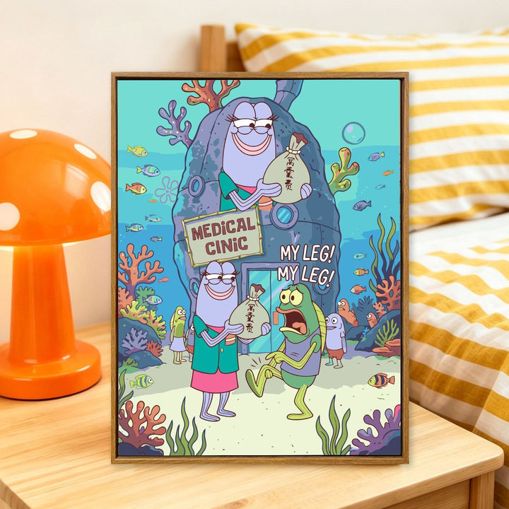 Cartoon Themed Art Print Bowlift