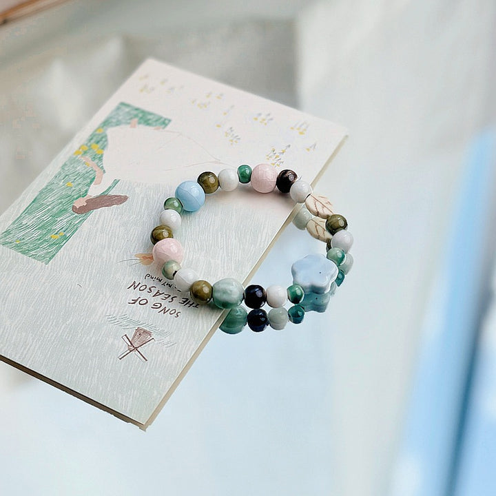 Heart-Shaped Beaded Bracelet Bowlift