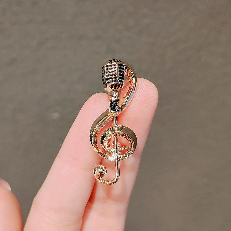 Musical Notes Brooch Bowlift