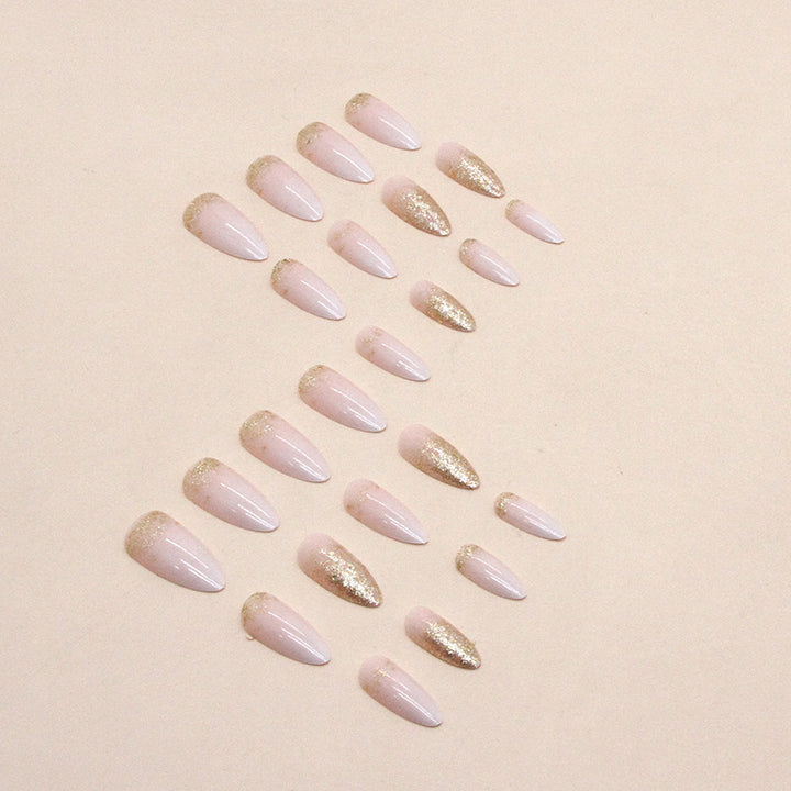 Elegant Glitter Gel Nail Tips Bowlift