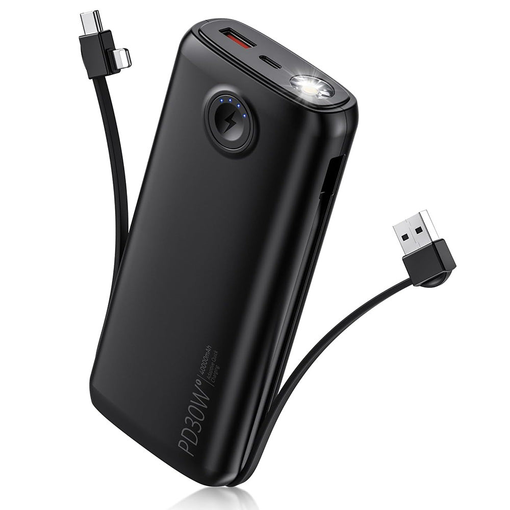 Portable power bank with LED display and high-performance fast charging function Bowlift