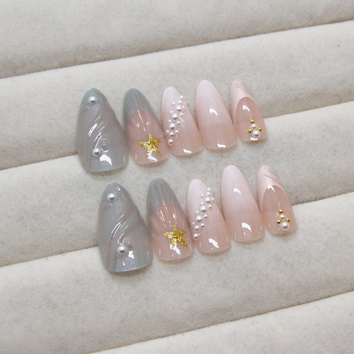 Artistic Gel Press-On Nail Tips Bowlift