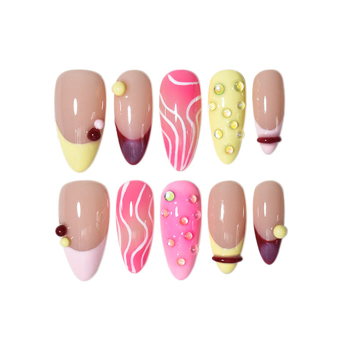 Contemporary Press-On Nail Art Bowlift