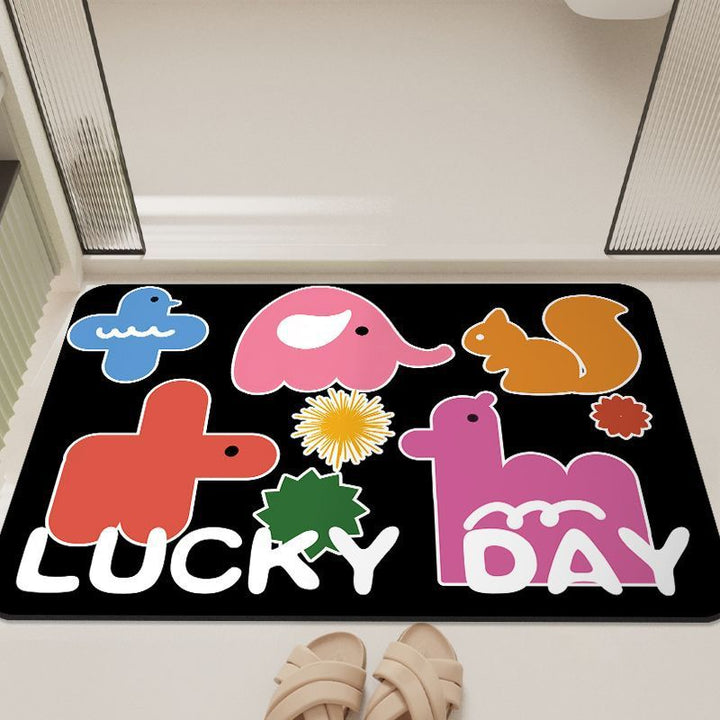 Cartoon-Inspired Bathroom Mat Bowlift