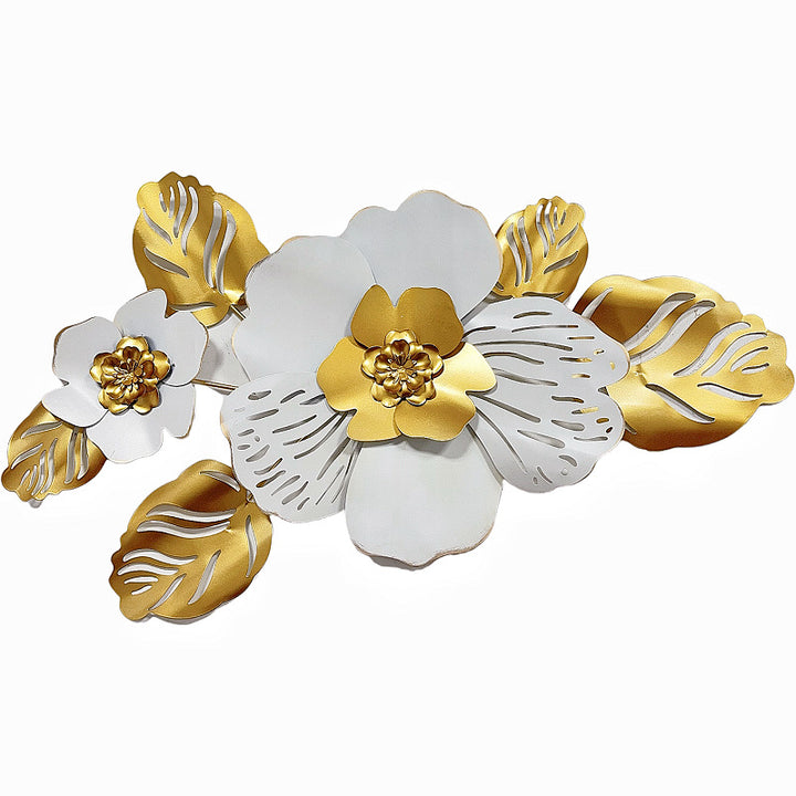 Floral Metal Wall Art Sculpture Bowlift