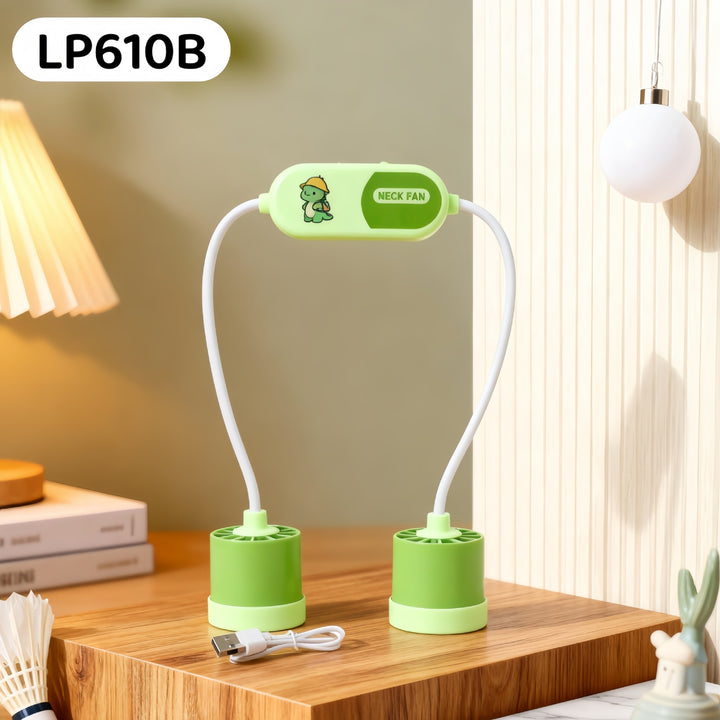 Women Portable Neck Fan with Flexible Design Bowlift