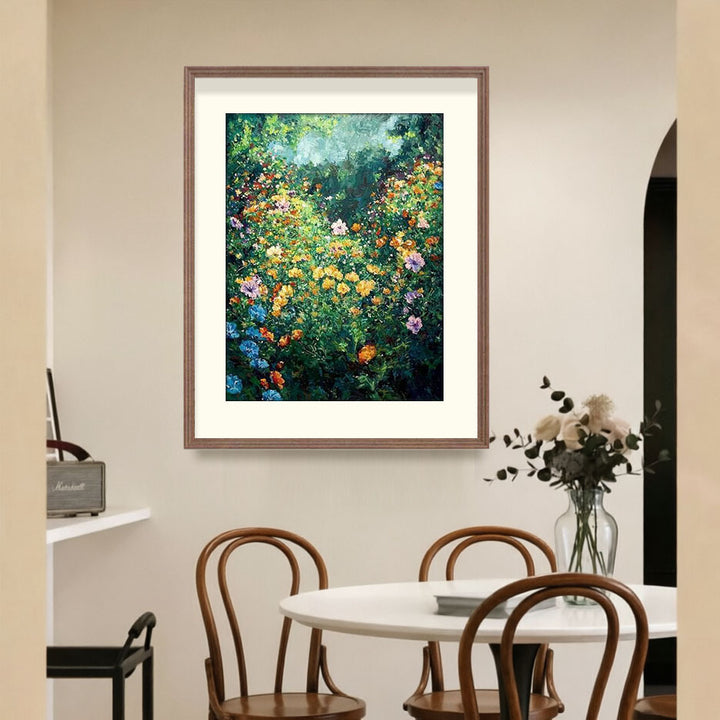 Vintage Flower Couple Wall Display