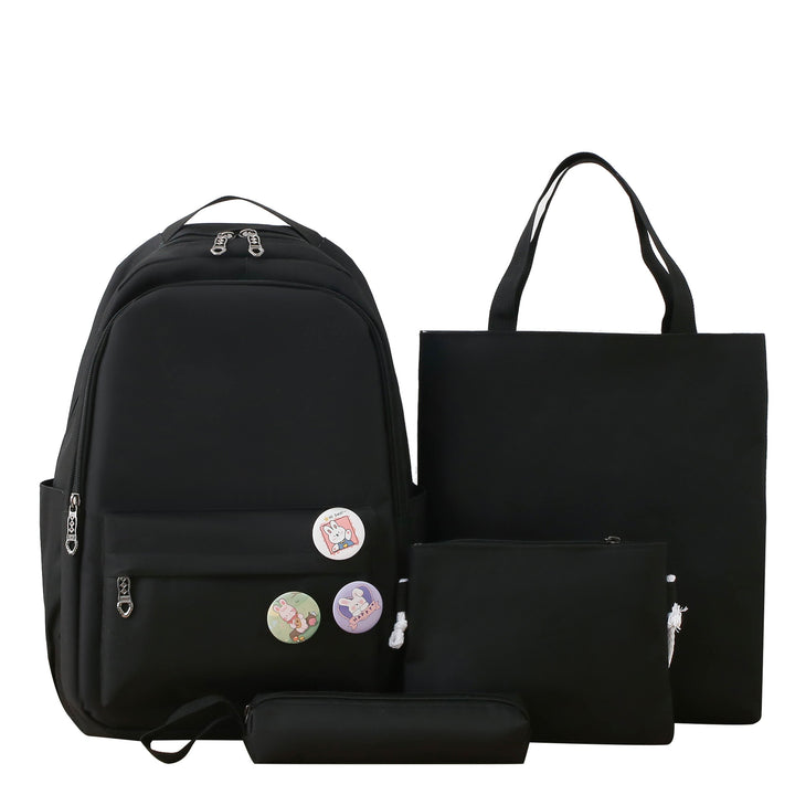 Stylish 4-Piece Backpack and Tote Bag Set Bowlift