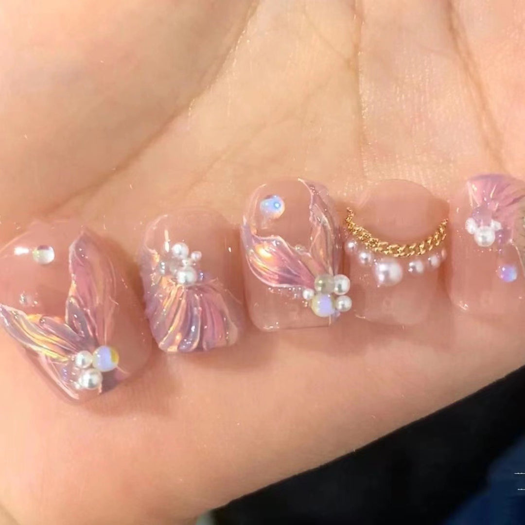 Artistic Floral Nail Art Set Bowlift