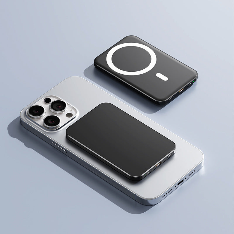 Portable power bank with magnetic function Bowlift