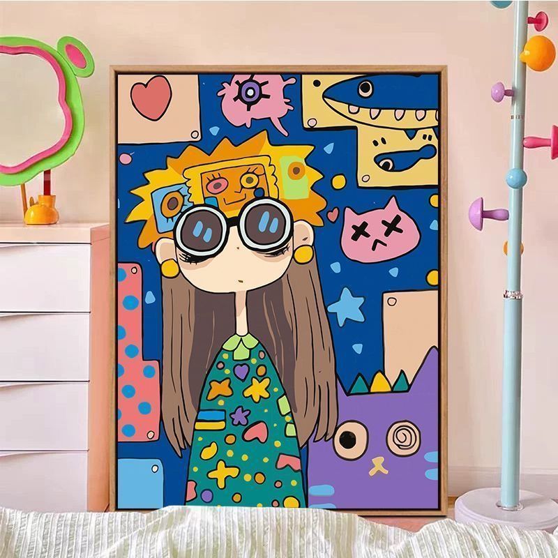 Colorful Abstract Canvas Art Bowlift