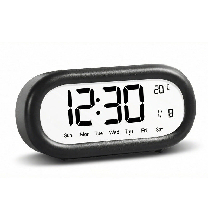 Digital alarm clock with temperature display Bowlift