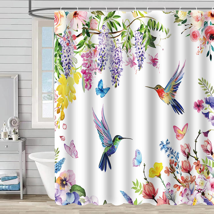 Nature-Inspired Shower Curtain Bowlift
