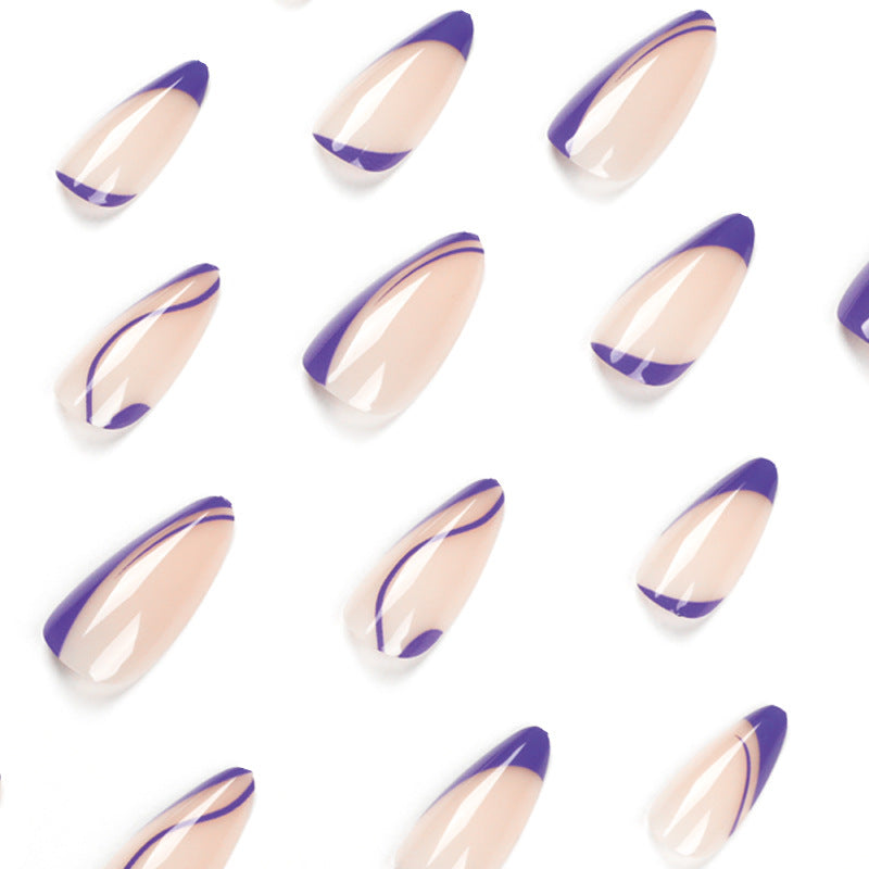 Artificial gel nails with elegant design Bowlift