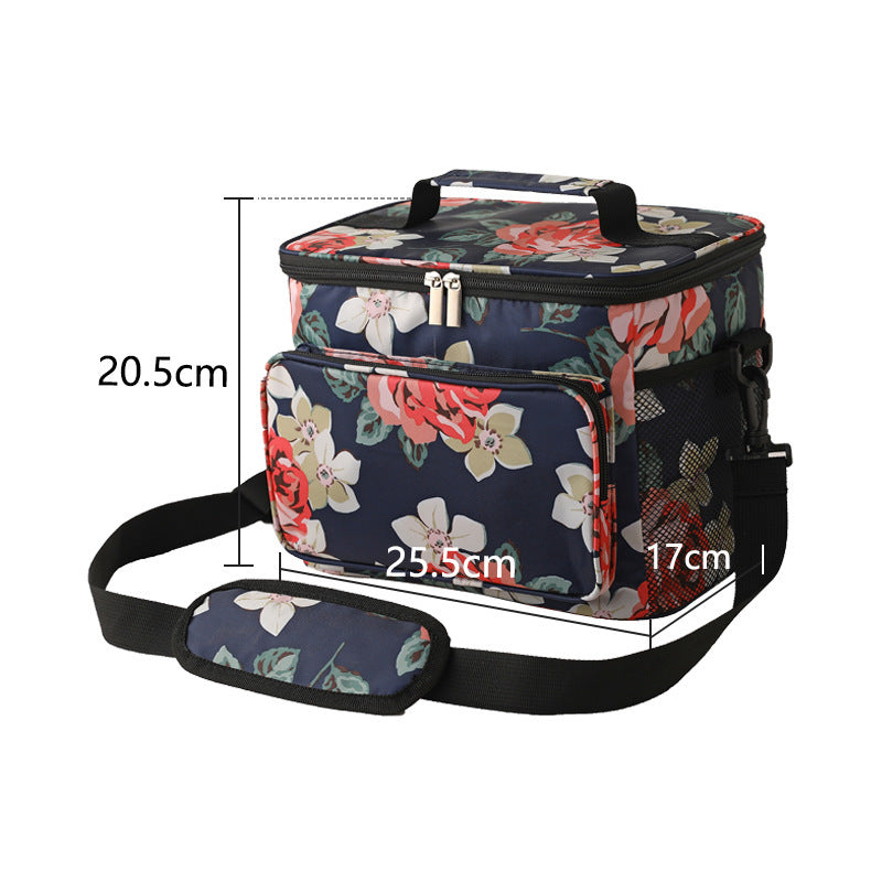 Women Insulated Cooler Bag with Multiple Compartments Bowlift