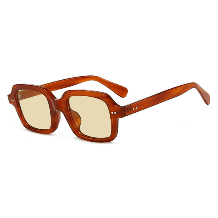 Ladies modern square sunglasses with wide frame and elegant design Bowlift