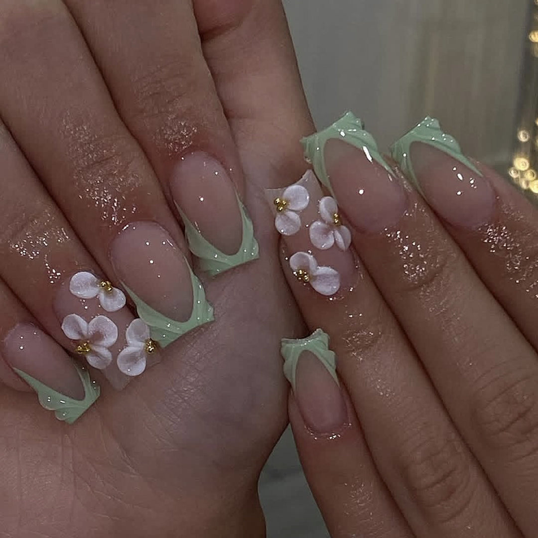 Floral Acrylic Nail Art Kit Bowlift