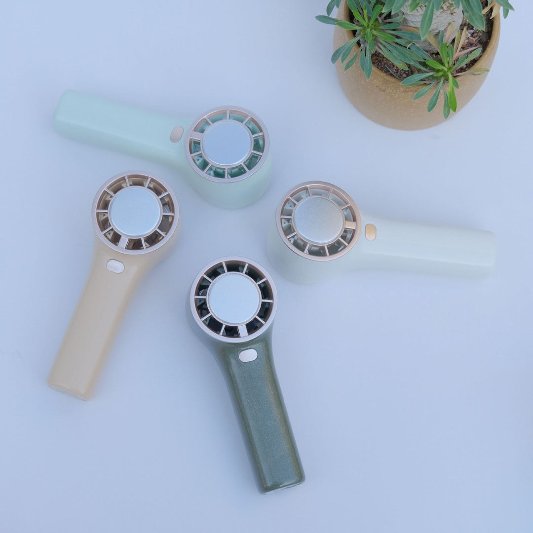 Women Portable Hand Fan with Rechargeable Battery Bowlift