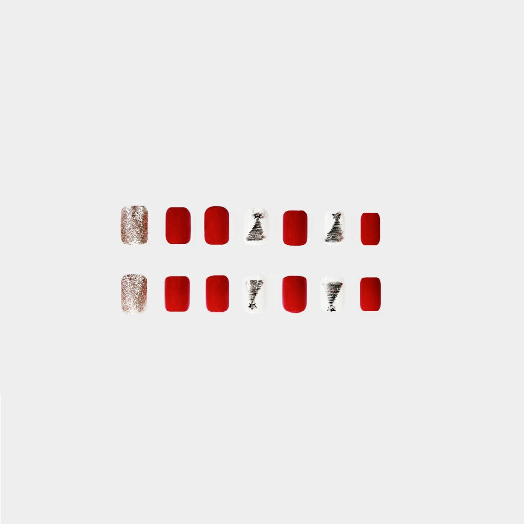 Festive Holiday Nail Art Set Bowlift