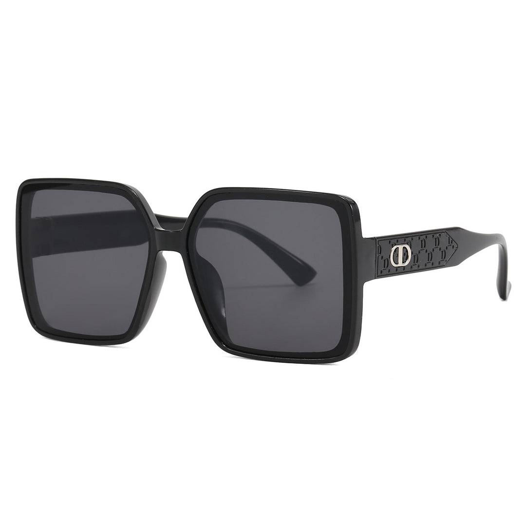 Ladies fashionable square sunglasses with transparent design Bowlift