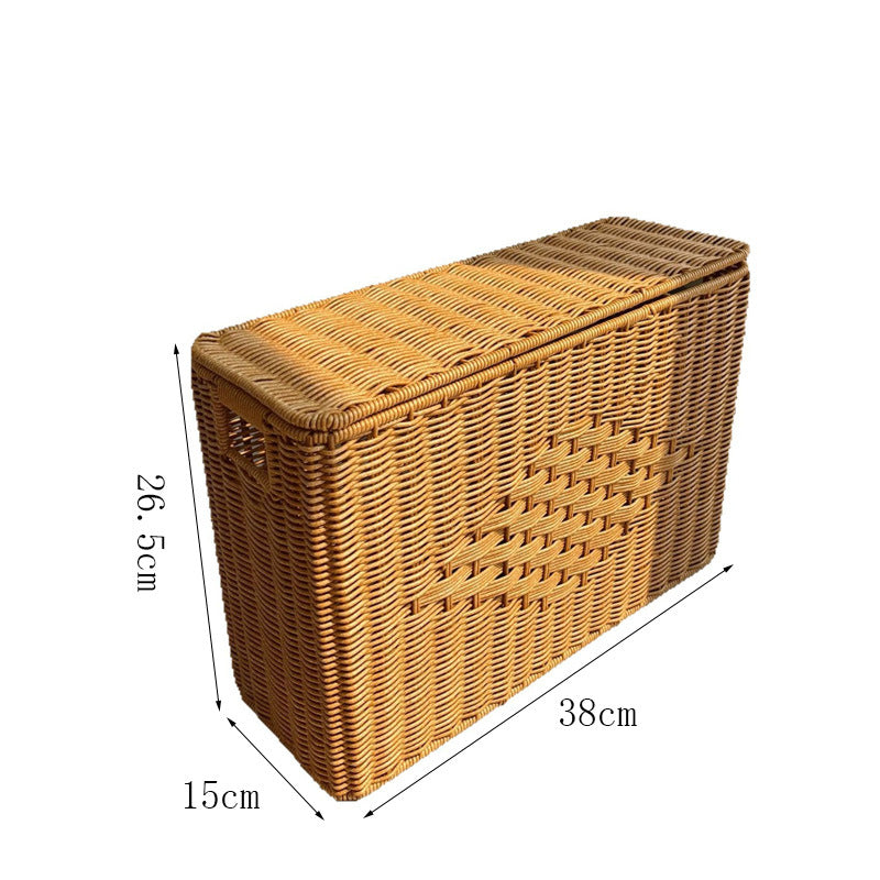 Rectangular Woven Storage Chest Bowlift
