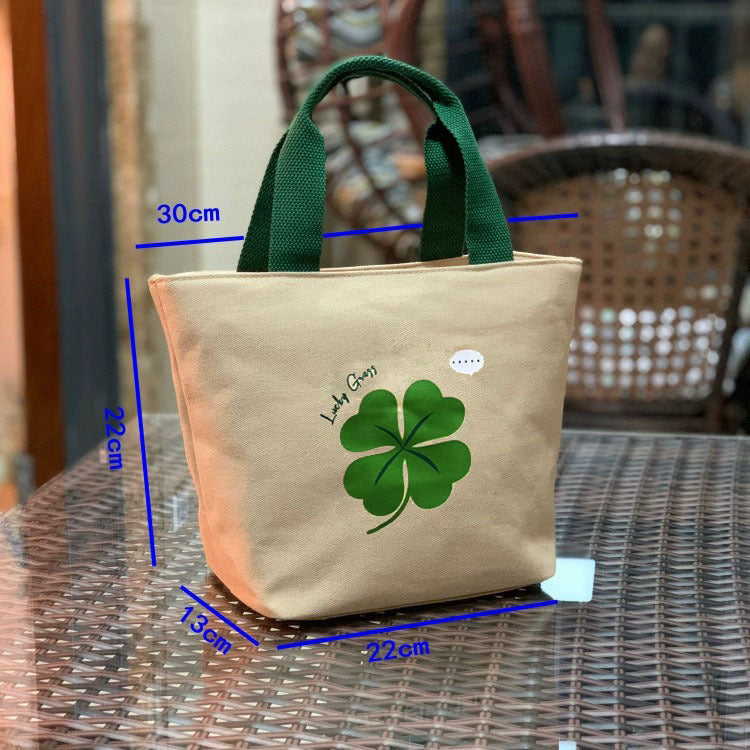 Cute Bear Print Lunch Tote Bowlift