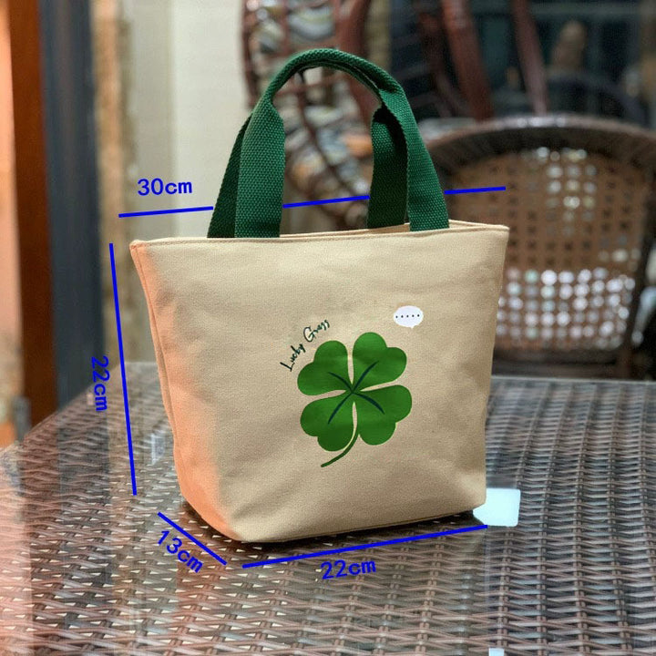 Cute Bear Print Lunch Tote Bowlift
