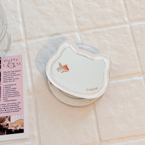 Romantic ceramic coaster with cat motif Bowlift