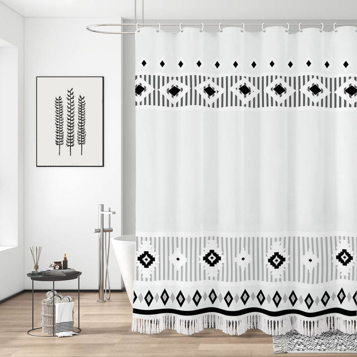 Artisan Stripe Shower Curtain Bowlift