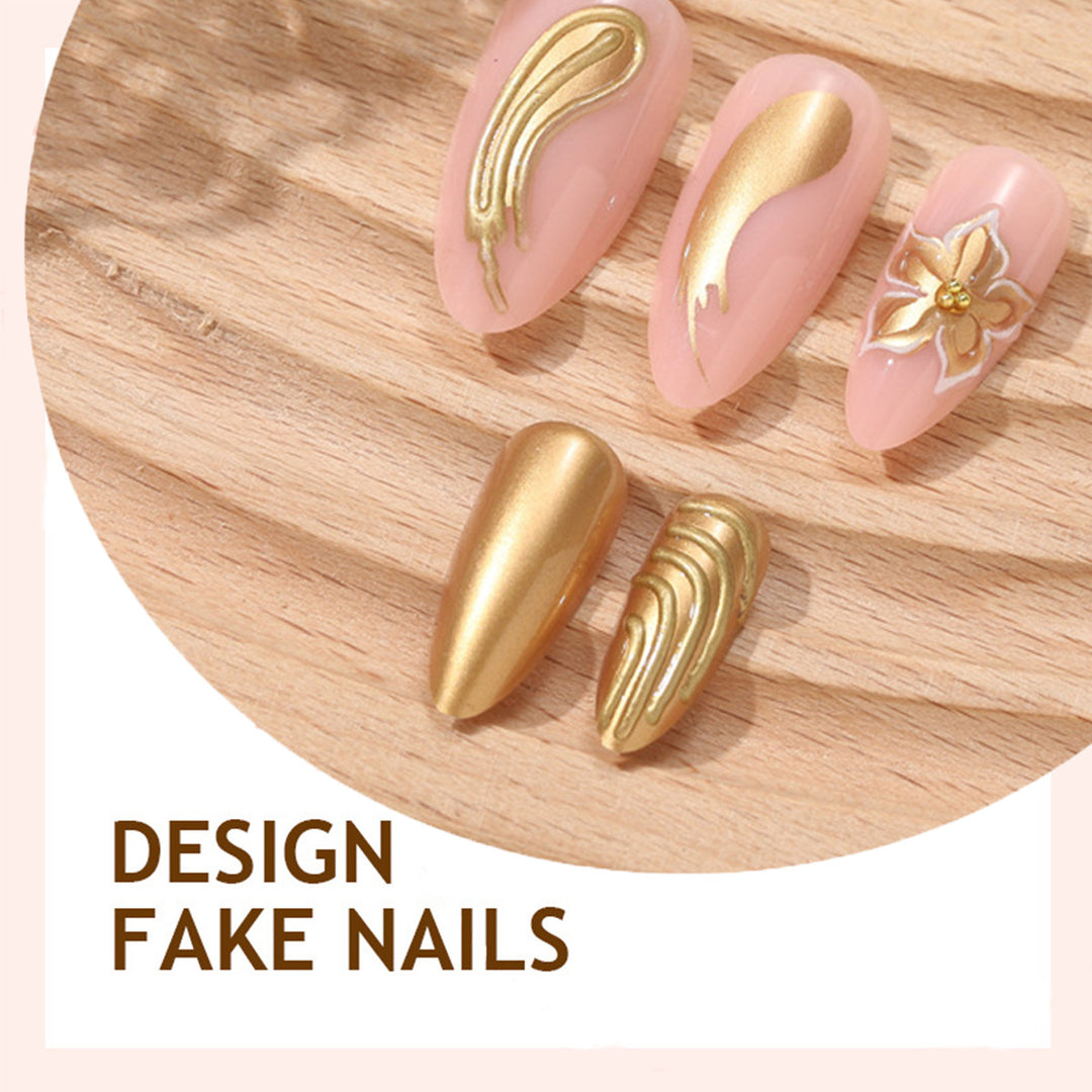 Artistic Premium Metallic Nail Extensions Bowlift